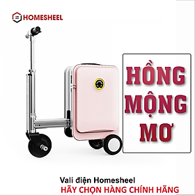 Vali điện Homesheel Airwheel SE3S chính hãng , Phiên bản quốc tế, đi được máy bay, pin cao hơn