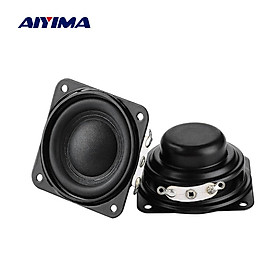 AIYIMA 2PCS 1,5 inch Mini Full Range Loa di động 4 ohm 5 10w Stroke Bass Hifi Stereo Sound Loudpeaker Home Nhà hát Color: 4 ohm 10W