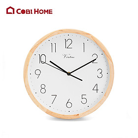 Mua Đồng hồ treo tường  Maytime viền mỏng bằng gỗ - 	342105