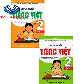 Sách - Combo Giúp Em Học Tốt Tiếng Việt Lớp 2 - Tập 1 + Tập 2 (Dùng Kèm SGK Cánh Diều) (Bộ 2 Cuốn)