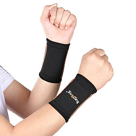 Nẹp hỗ trợ cổ tay bảo vệ cổ tay để nâng tạ, tập luyện sức bền dành cho Nam / nữ-Màu đen-Size N