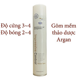 Hình ảnh Gôm xịt tóc tạo kiểu siêu cứng, giữ nếp lâu Mugens Hair Spray Hàn Quốc 300ml + Móc khóa