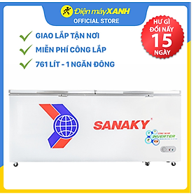 Mua Tủ đông Sanaky Inverter 761 lít VH-8699HY3 - Hàng chính hãng - Giao toàn quốc