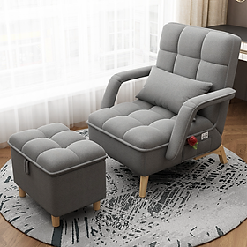 Mua Ghế Sofa Lười Cao Cấp Kèm Đôn Ghế. Sofa Lười Tatami 3 Chế Độ Ngả Lưng Thông Minh