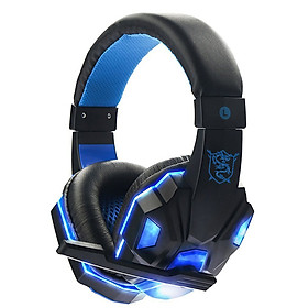 Tai nghe chụp tai Headphone gaming có dây kèm mic Hewolf hàng chính hãng