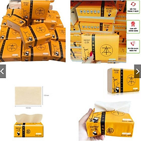 Mua GIẤY ĂN GẤU TRÚC SIPIAO THÙNG 30 GÓI . Hàng Việt Nam
