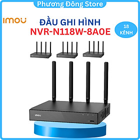 Đầu Ghi Camera IP Wifi IMOU 10 Kênh NVR-N110W-8A0E và 18 kênh NVR-N118W-8A0E - Hàng chính hãng