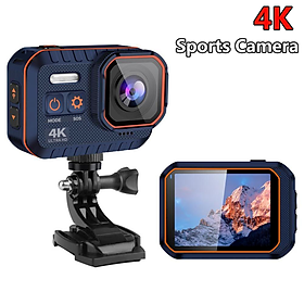 Camera thể thao 4K Máy ảnh quay video lặn WiFi Mini Outdoor 1080p Action Camera chống thấm Ultra HD góc ghi hình góc rộng