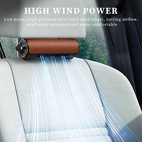 Quạt lưng ghế xe hơi Cooling MEMO Portable Car Seat Fan Front Rear Seat Air Circulation Fan