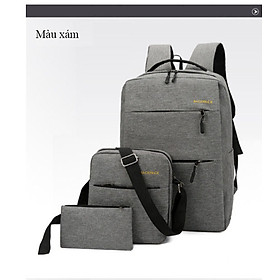 Combo 3 món balo thời trang balo học sinh cấp 2 balo học sinh cấp 3 balo đẹp BACKPACK mã 083