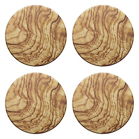 Set Đế Lót Ly Gốm Tròn Mika P-008-005-S-T (4 Cái)