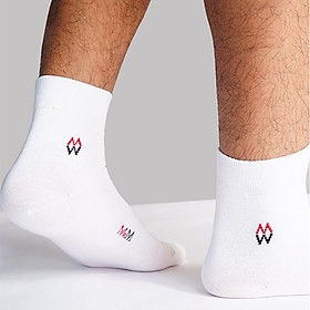 Combo 3 Đôi Tất Cổ Trung Cùng Màu Cotton Thương Hiệu MRM Manlywear