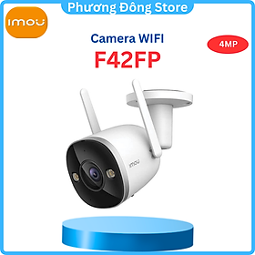 CAMERA WIFI IMOU NGOÀI TRỜI F42FP 4MP 2K TÍCH HỢP MIC - CÓ MÀU BAN ĐÊM - HÀNG CHÍNH HÃNG