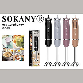Mua Máy xay cầm tay đa năng SOKANY SK-1722 xay sinh tố  xay cá  cháo bột nhanh chóng dễ dàng vệ sinh - HÀNG CHÍNH HÃNG
