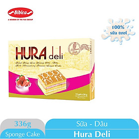 Bánh Bông Lan Hura Deli Chocolate - Dừa 336g