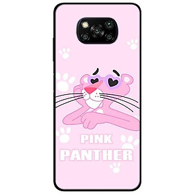 Ốp lưng dành cho Xiaomi Poco X3 mẫu Báo Hồng Trái Tim