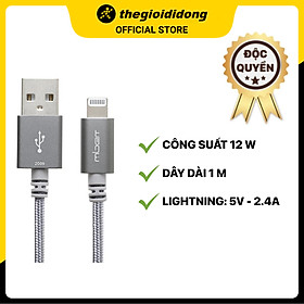 Mua Cáp Lightning MFI 1m Mbest DS949-WB Xám - Hàng chính hãng