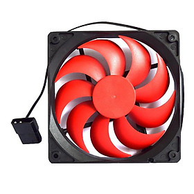 4 Pin Port 12CM Chassis Computer Case Mute Cooling Fan with Screws