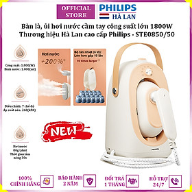 Mua Bàn là  ủi hơi nước cầm tay công suất lớn 1800W thương hiệu Philips STE0850/50 - Hàng nhập khẩu