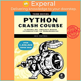 Hình ảnh Sách - Python Crash Course A Hands-on, Project-Based Introduction to Programming by Eric Matthes (UK edition, Paperback)