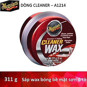 Meguiar's Sáp wax bóng bề mặt sơn ô tô - Paste Wax Cleaner - A1214, 331g