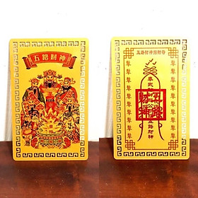 Mua Ngũ Lộ Thần Tài - đã được khai quang  trì chú xin lộc - Khai cung Tài Lộc  độ Bình An