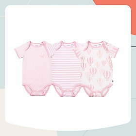 Combo 3 Bộ BodySuit Bé Trai Bé Gái Wow By OETEO Size 3-18M - Body Cho Bé