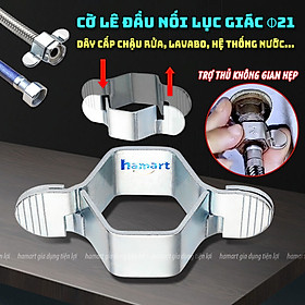 Mua Cờ Lê Đầu Nối Ống Nước Phi 21 Dây Cấp Bồn Chậu Vòi Rửa Lavabo Nhà Tắm Tháo Lắp Ốc Lục Giác Đa Năng