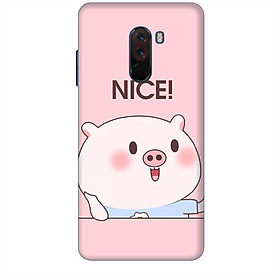 Ốp lưng dành cho điện thoại XIAOMI POCOPHONE F1 Heo Con Xinh xắn