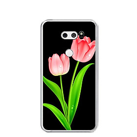Ốp lưng dẻo cho điện thoại LG V30 - 0084 HOATUPLIP - Hàng Chính Hãng