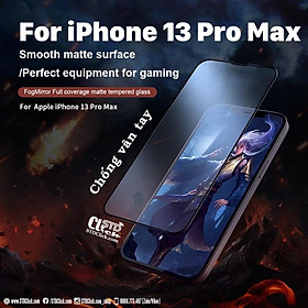 KÍNH CƯỜNG LỰC DÀNH CHO IPHONE 13 PRO MAX NILLKIN CHỐNG VÂN TAY FOGMIRROR 2.5D