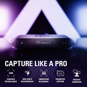 Mua Thiết bị chuyển đổi hình ảnh Elgato HD60X (hỗ trợ độ phân giải 1080P60 HDR10 hoặc 4K30 HDR10)_Mới  hàng chính hãng
