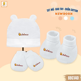 Set bao tay chân và nón Cotton so sinh