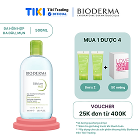 Nước tẩy trang Công Nghệ Micella Bioderma Sebium H2O - 500ml