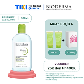 Hình ảnh Nước tẩy trang Công Nghệ Micella Bioderma Sebium H2O