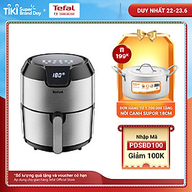 Nồi chiên không dầu Tefal 4.2 Lít - Vỏ thép - EY401D15 - Hàng chính hãng
