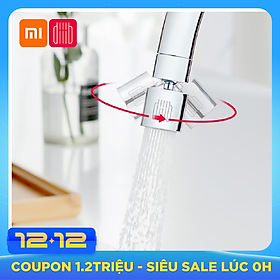 Đầu Vòi Nước Xiaomi Diiib Với Bộ Lọc Giúp Tiết Kiệm Nước 2 Luồng 360 Độ Chống Văng Tiện Dụng