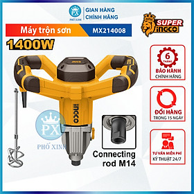 Mua Máy trộn sơn INGCO MX214008 dễ điều khiển và kiểm soát Máy trộn hoạt động mạnh mẽ  hiệu suất cao  nhông hộp số hợp kim