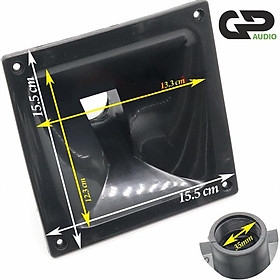 Mua Họng loa Treble kèn 16 x 16 cm   Phiễu loa Treble kèn 16 x 16 cm dùng cho củ loa Treble 250  350  450  750  850