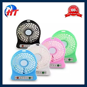 Quạt 3 chế độ mini siêu mát kèm pin cáp sạc - Loại 1