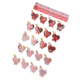 160pcs Heart Shape Message Cards Hanging Gift Cards Tags Favors