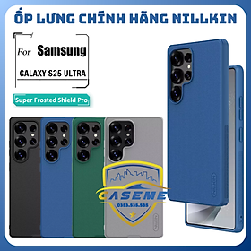 Ốp Lưng Chính Hãng Nillkin Cho Samsung S25/S25+/S25 Ultra – Lưng Sần Chống Trượt, Viền Silicon Dẻo Bảo Vệ Máy - Hàng Nhập Khẩu