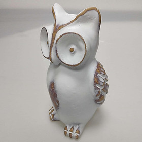 Owl Ornament Animal Figurine for Home Room Decoration