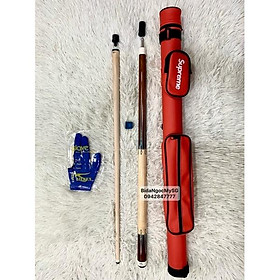 Combo cơ bida Longoni, tặng bao đựng cơ , găng tay , lơ