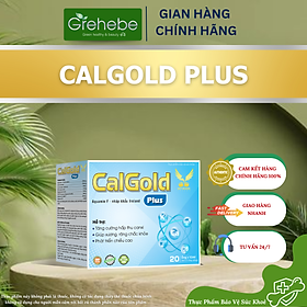 [TPBVSK] CALGOLD PLUS - Bổ sung canxi từ tảo biển đỏ (Nhãn vàng)