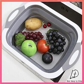 Mua Chậu kèm thớt gấp gọn đa năng・Rổ đựng cao cấp 2 in 1