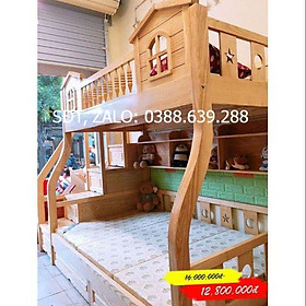 Mua Giường tầng cho bé gỗ sồi