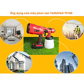 Mua Máy phun sơn chạy pin Yamafuji YF180 Hàng chính hãng