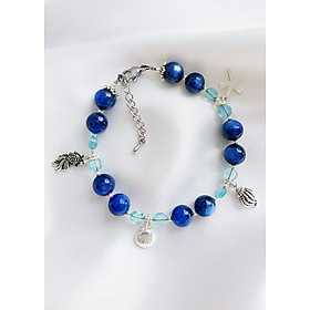 Vòng Tay Laliz Mệnh Thủy Đá Kyanite Charm Ocean - TAR.10