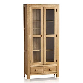 Mua Tủ Trưng Bày Oakdale 2 Cánh Kính Gỗ Sồi Ibie LSD2DALO (85 x 35 cm)